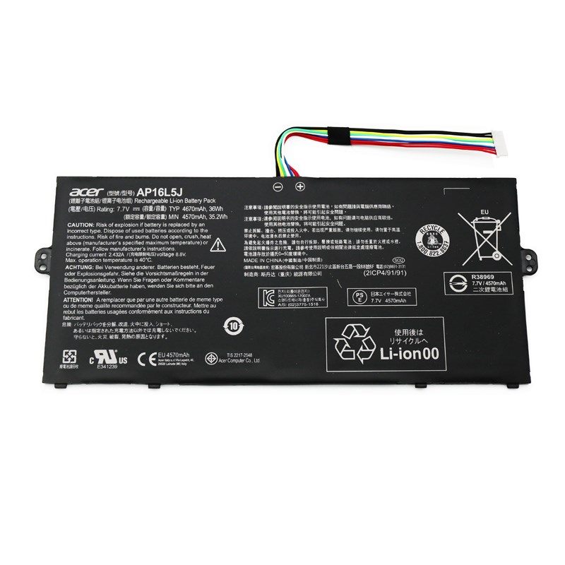 AP16L5J Battery Replacement For Acer Swift 5 SF514-52T Spin 1 SP111-32N