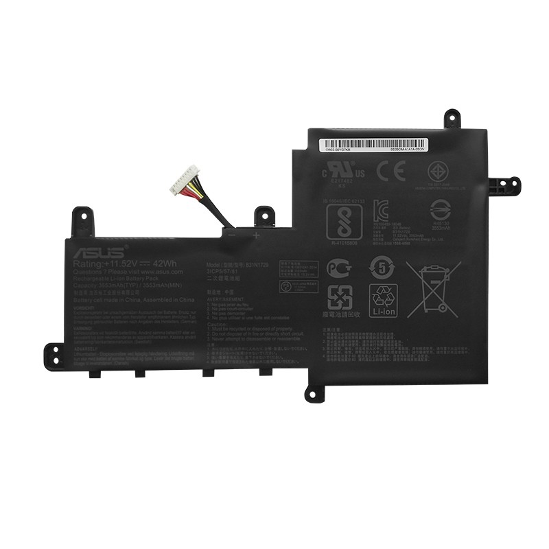 B31N1729 Battery Replacement For ASUS VivoBook S15 S530F S530UA S530UN X530FN S5300F