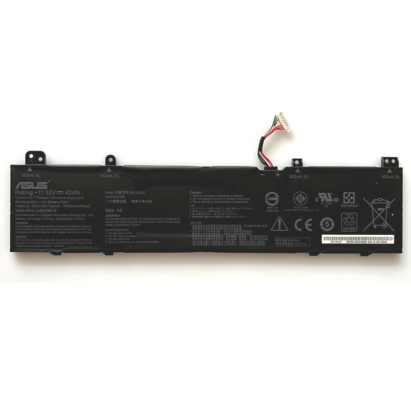 B31N1902 Battery Replacement For Asus 0B200-03540000 3ICP5/57/80