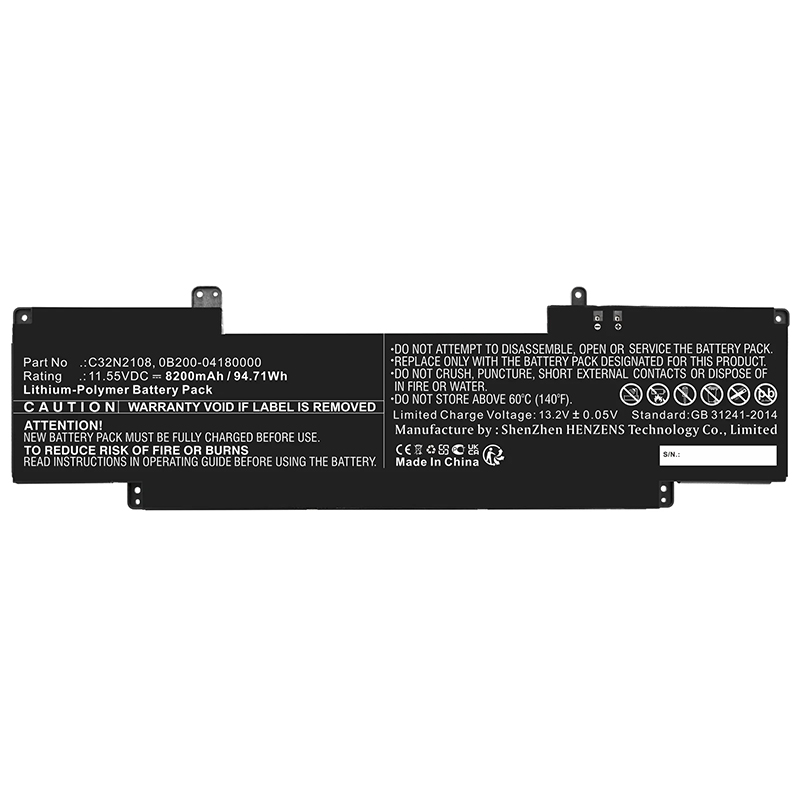 C32N2108 Battery Replacement For Asus 0B200-04180000