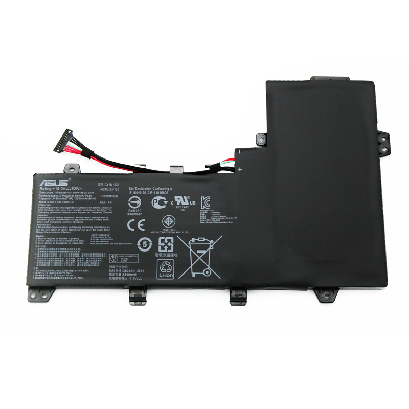 C41N1533 Battery Replacement For Asus Q504UX Q524UQ Q534UX UX560UQ UX560UX