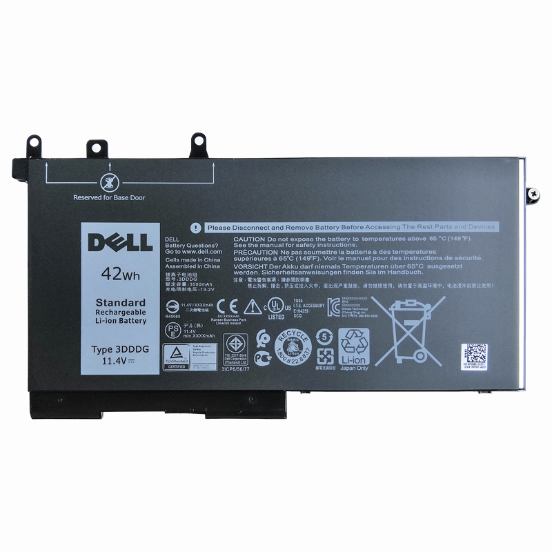 3DDDG Battery Replacement For Dell Latitude 5280 5480 5580 5290 5490 5590 5495