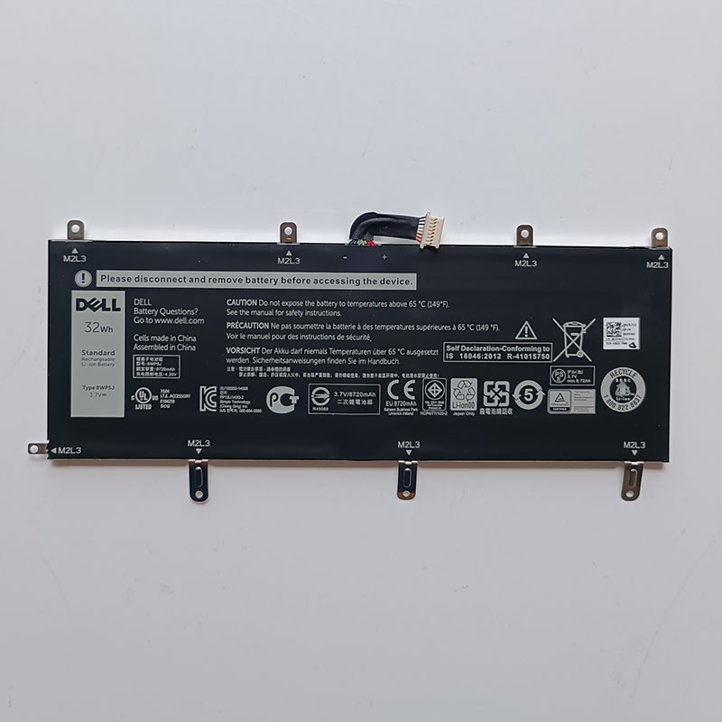 8WP5J Battery Replacement 69Y4H JKHC1 069Y4H 0JKHC1 For Dell Venue 10 Pro 5000 5055