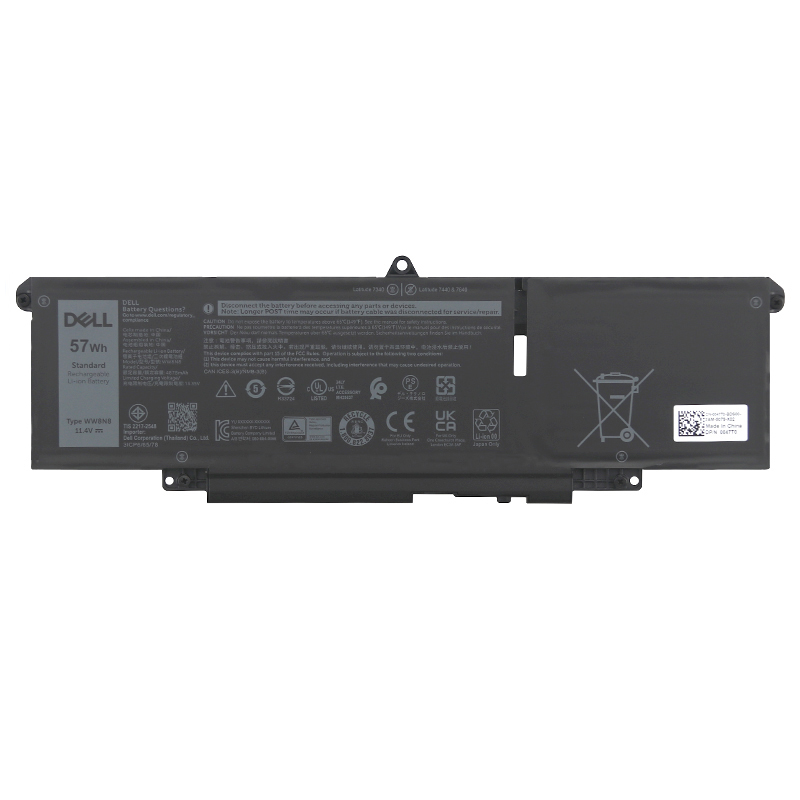 66DWX Battery Replacement For Dell Latitude 7340 7440 7640 WW8N8 00HYH8 086D0Y 0CTJJ6