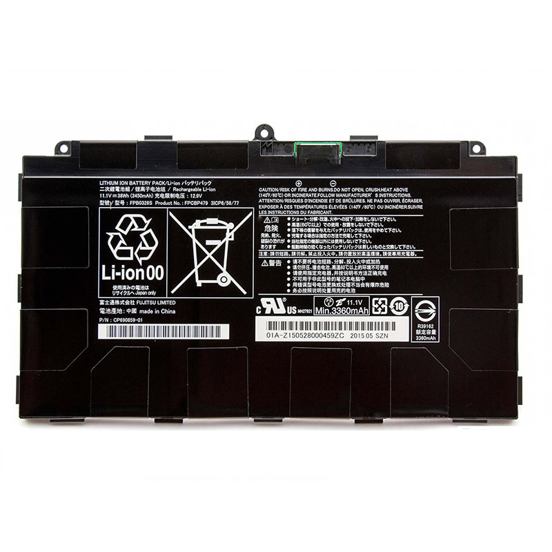 FPCBP479 FPB0326S Battery Replacement CP690859-01 For Fujitsu Stylistic Q665 Q616 Q739