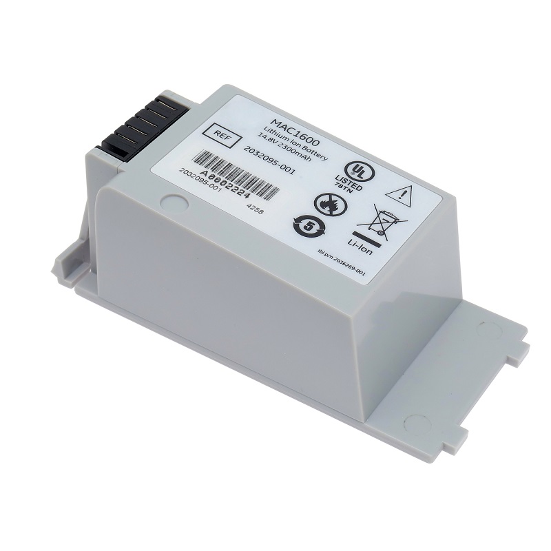 2032095-001 Battery Replacement For GE MAC1600 2036269-001 14.8V 2.3Ah 37Wh 2300mAh