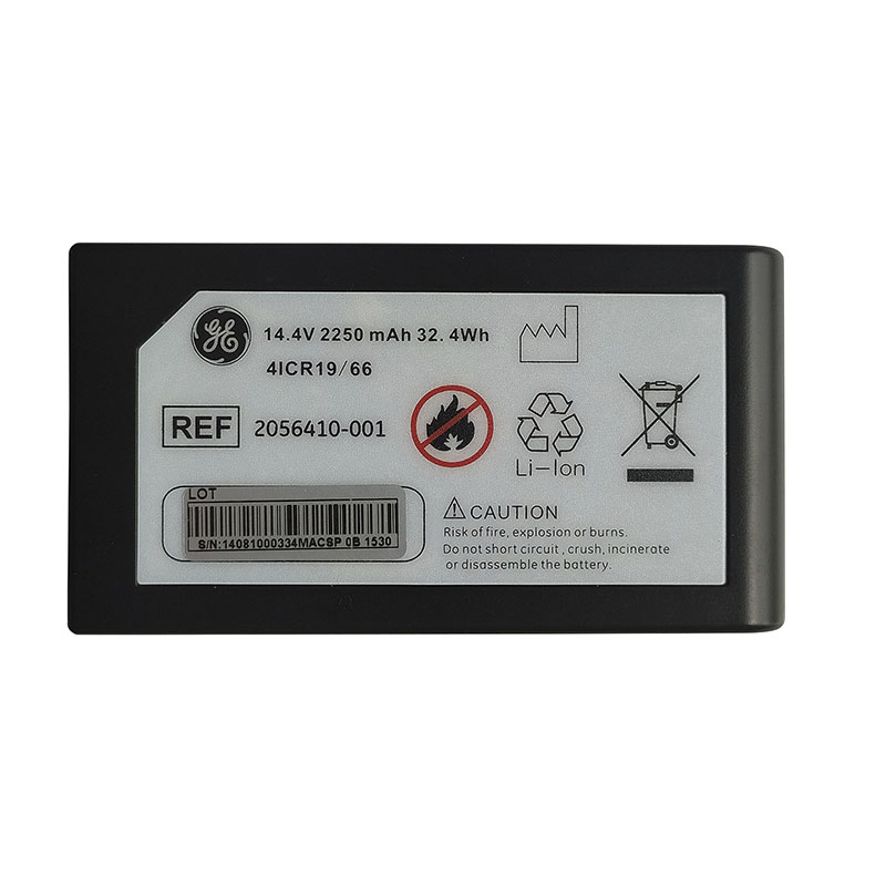 REF 2056410-001 Battery Replacement For GE MAC2000 14.4V 2250mAh 32.4Wh 4ICR19/66