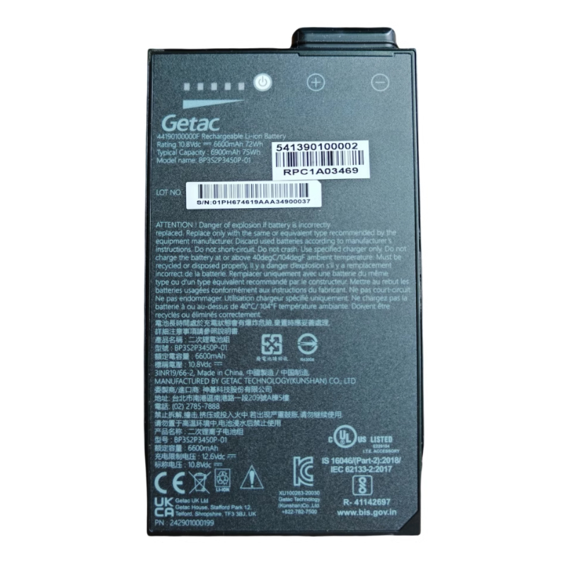 BP3S2P3450P-01 Battery Replacement For Getac B360 44190100000A