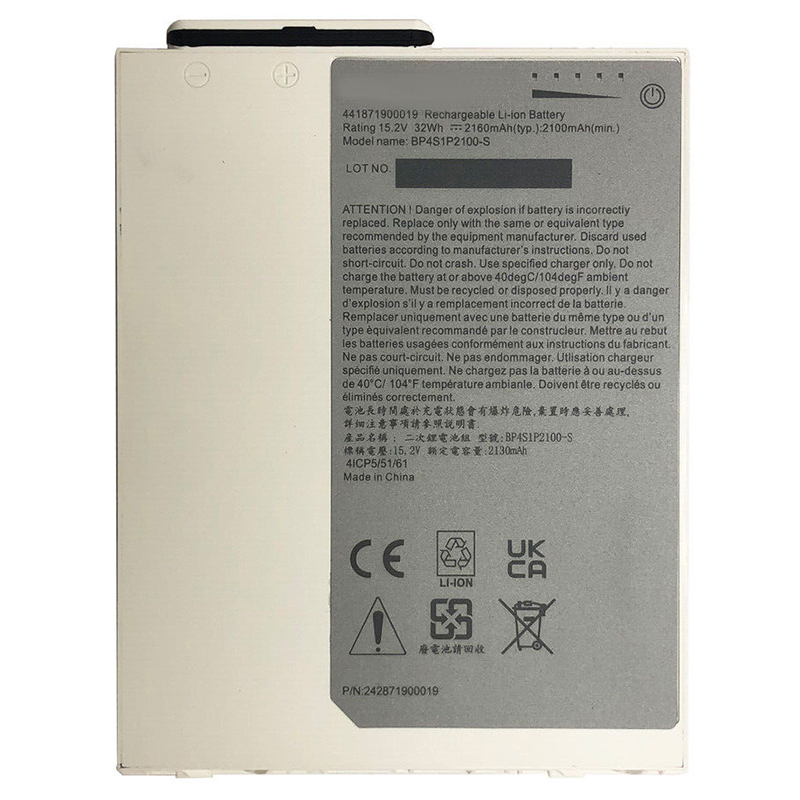 BP4S1P2100-S Battery Replacement For Getac RX10 RX10H Rugged 441871900001 441871900019