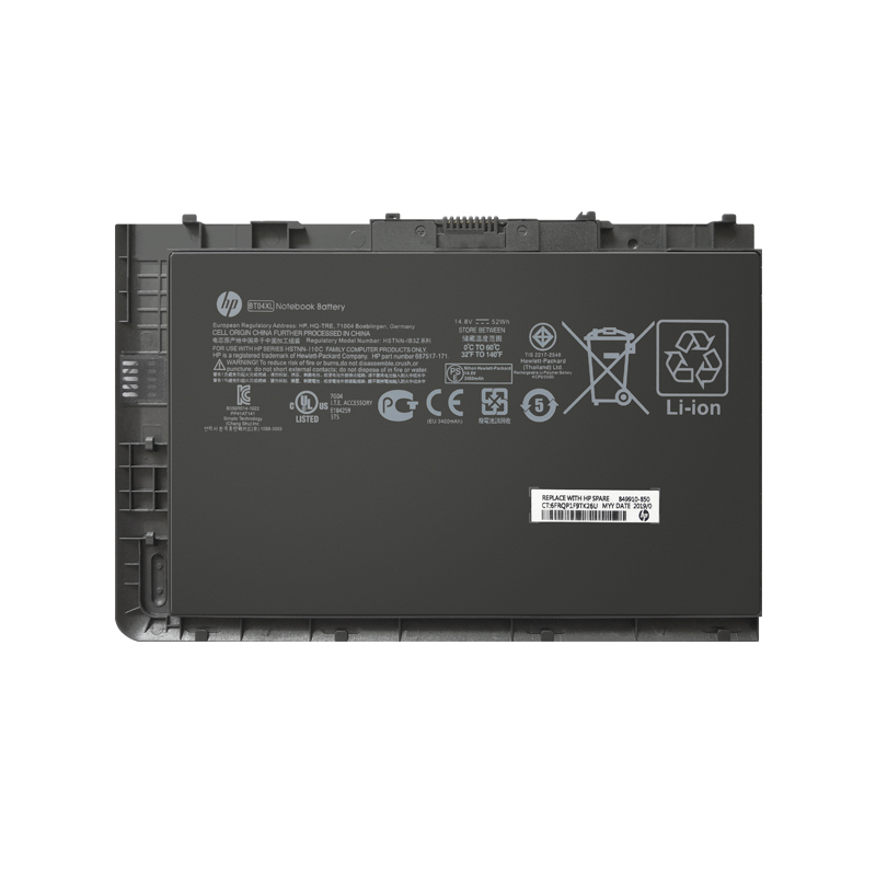 HP BT04XL BA06 Battery Replacement 687945-001 HSTNN-DB3Z H4Q47AA For EliteBook Folio 9470m