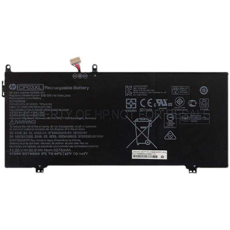 HP CP03XL Battery Replacement 929072-855 HSTNN-LB8E TPN-Q195 For Spectre X360 13-AE