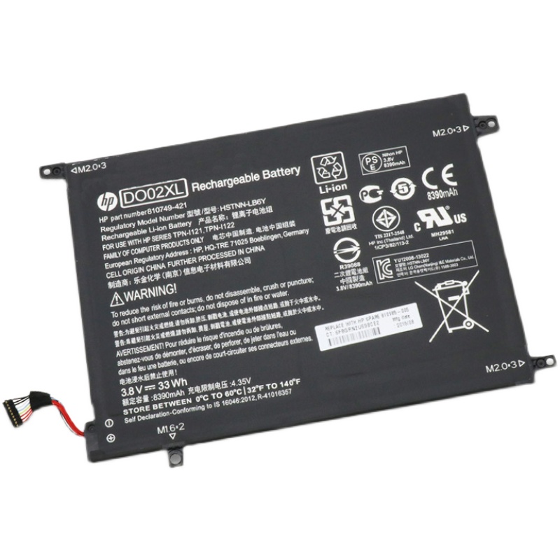 HP DO02XL Battery Replacement 810985-005 HSTNN-DB7E HSTNN-LB6Y For Pavilion X2 Detachable 10-N