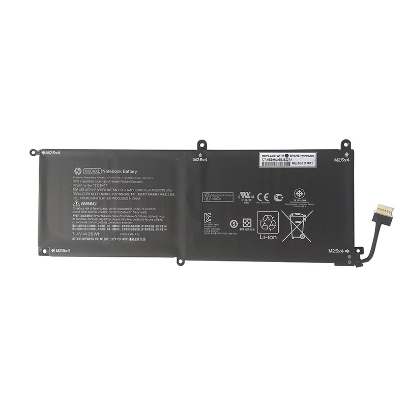 HP KK04XL Battery Replacement 753703-005 HSTNN-IB6E For Pro X2 612 G1