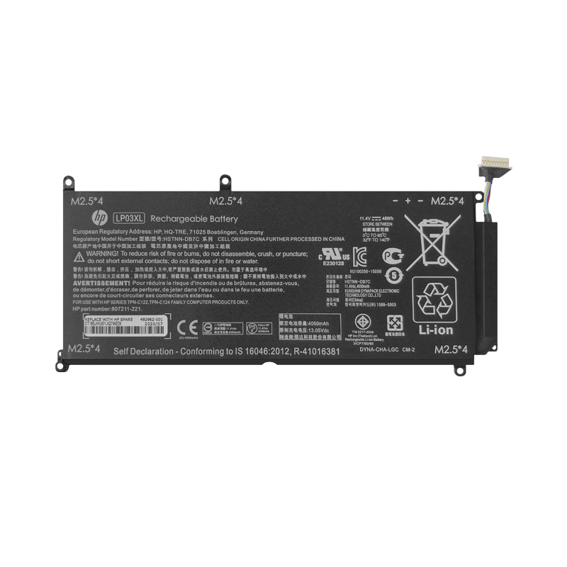 HP LP03XL Battery Replacement 805094-005 807417-005 HSTNN-DB6X HSTNN-UB6R For HP Envy 15-AE M6-P