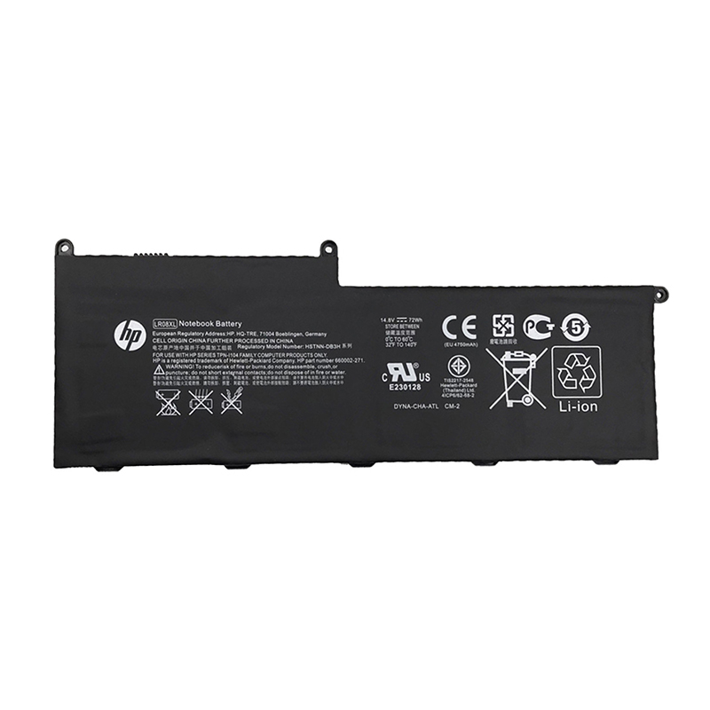 HP LR08XL Battery Replacement 660152-001 HSTNN-UB3H HSTNN-DB3H LR08 TPN-I104 For Envy 15-3000