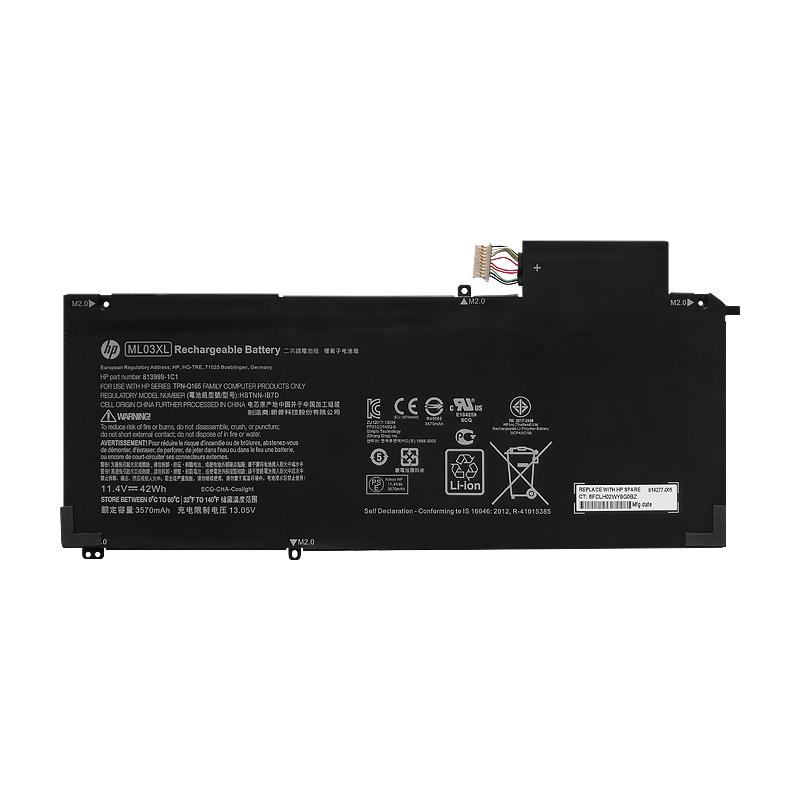 HP ML03XL Battery Replacement 814060-850 814277-005 HSTNN-IB7D TPN-Q165 For Spectre X2 12-A