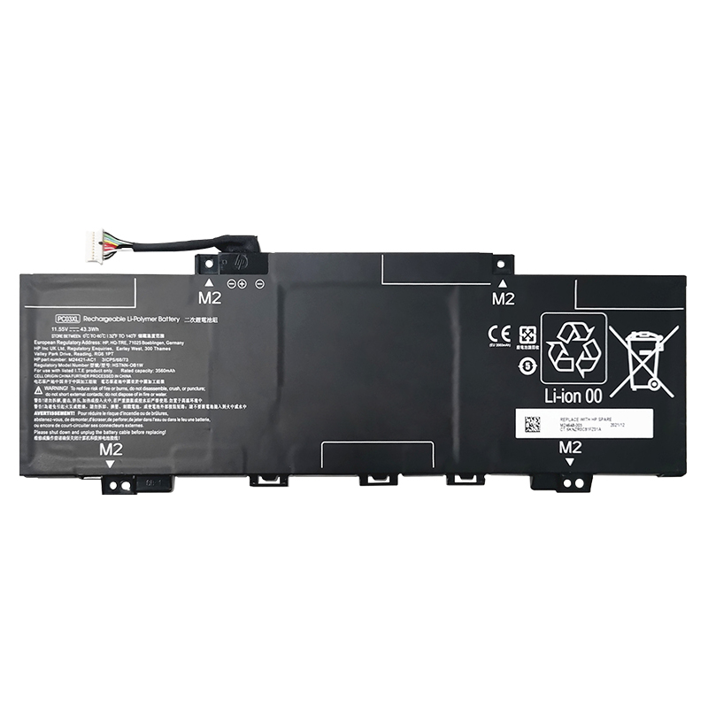 HP PC03XL Battery Replacement M24648-005 HSTNN-OB1W TPN-DB0E