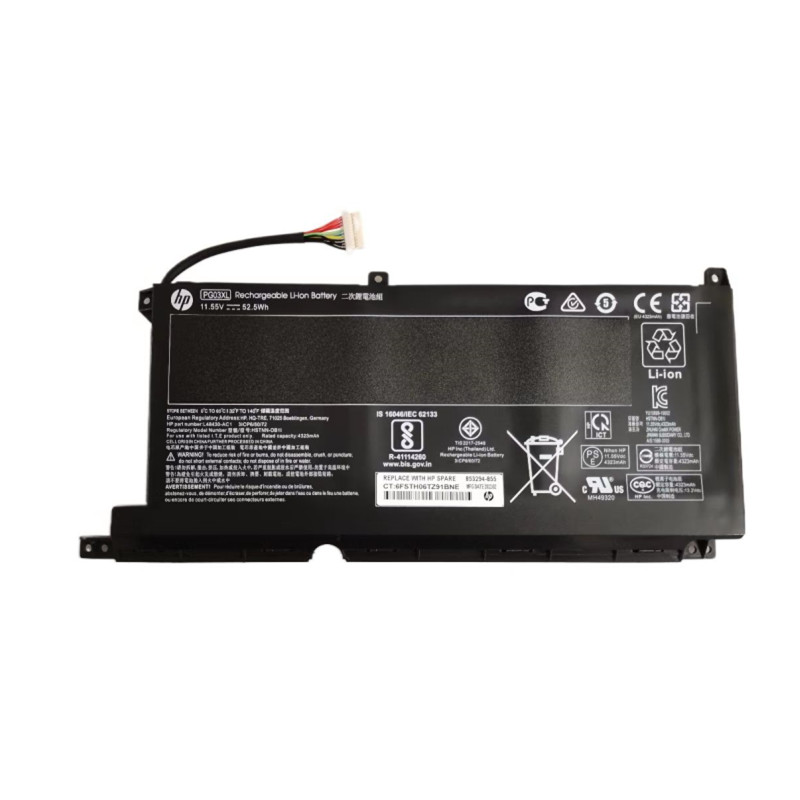 HP PG03XL Battery Replacement L48495-005 HSTNN-DB9G HSTNN-OB1I For Pavilion 15-DK