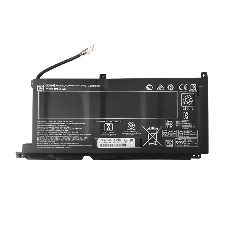 HP PG03XL Battery Replacement L48495-005 HSTNN-DB9G HSTNN-OB1I For Pavilion 15-DK