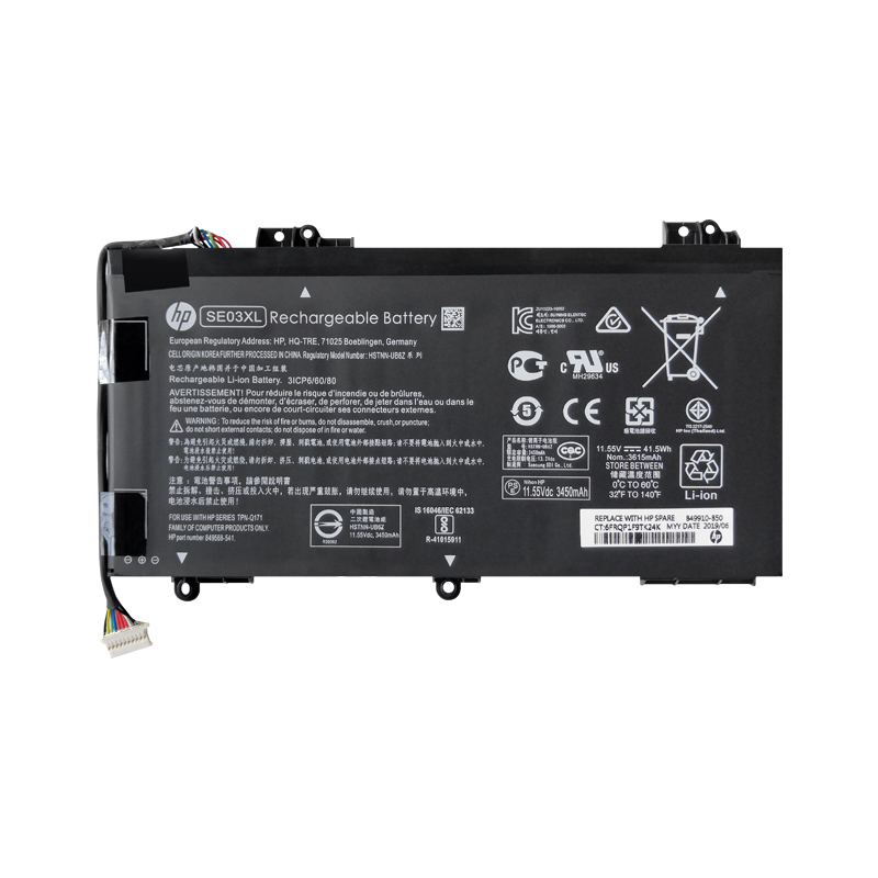 HP SE03XL Battery Replacement 849988-850 849908-850 HSTNN-LB7G HSTNN-UB6Z For Pavilion 14-AL