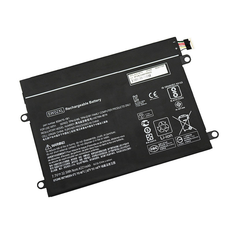 HP SW02XL Battery Replacement 859517-855 HSTNN-LB7N HSTNN-IB7N For X2 10-P 210 G2