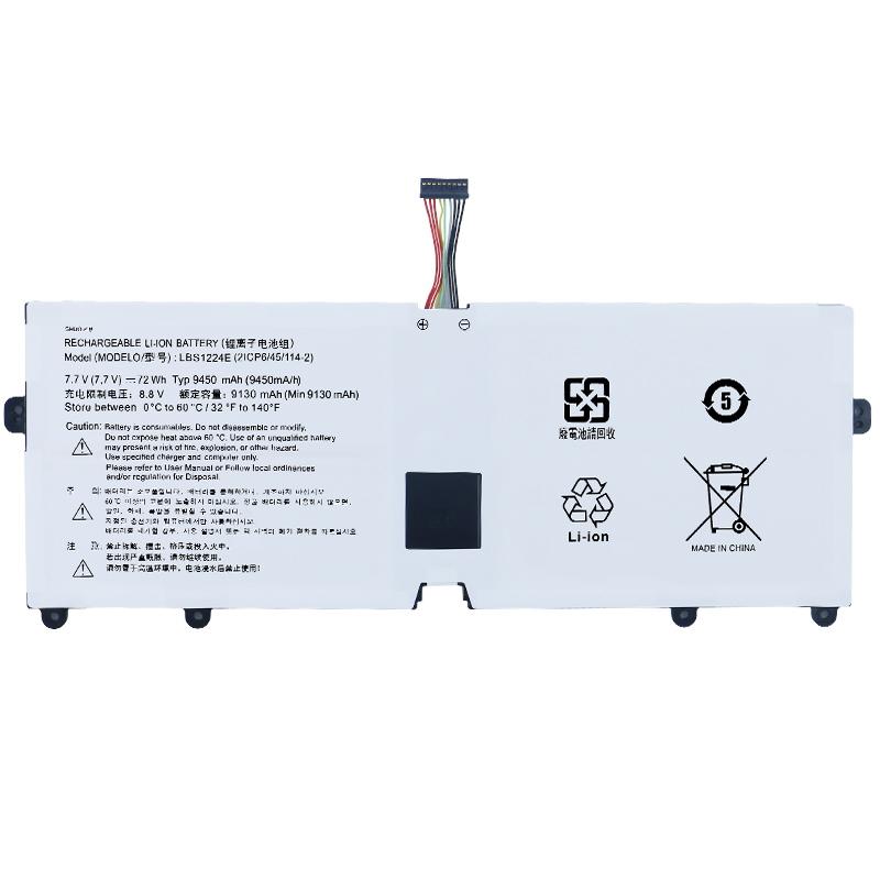 LBS1224E LBR1223E Battery Replacement For LG 13Z980 13Z990 14Z980 14Z990 15Z980 15Z990 17Z990