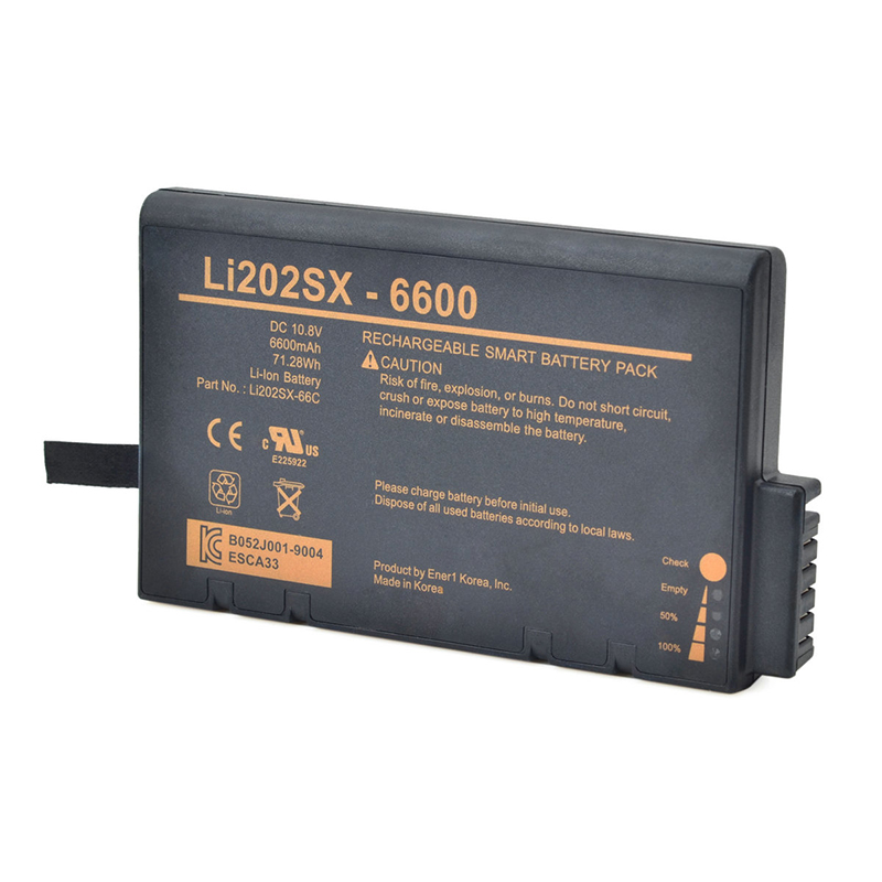 LI202SX-6600 Battery Replacement For TSI 9110 9350 9500 9510 9550 9510BD 9130 8240