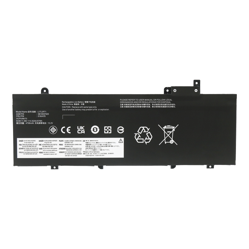 Lenovo L17M3P71 SB10K97621 01AV479 Battery Replacement For ThinkPad T480S