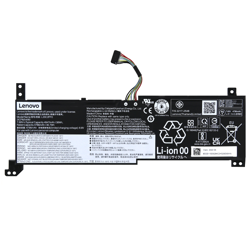 L20C2PF0 L20M2PF0 L20L2PF0 L20B2PF0 Battery Replacement For Lenovo Ideapad 14 15 ALC7