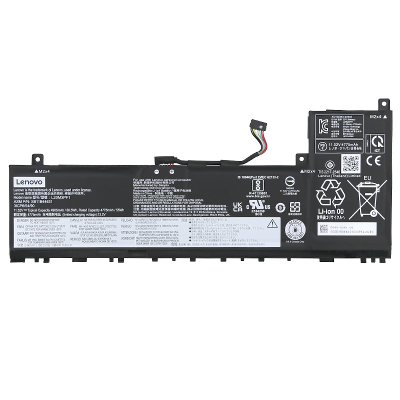 L20C3PF1 L20M3PF1 L20L3PF1 L20D3PF0 Battery Replacement For Lenovo ideapad 5 Pro