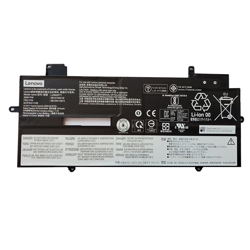 L20M4P71 L20L4P71 L20C4P71 L20D4P71 Battery Replacement For Lenovo ThinkPad X1 TP00128A TP00129A