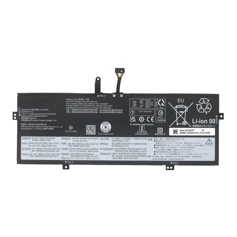 L21D4PH3 L21C4PH3 L21M4PH3 L21L4PH3 Battery Replacement For Lenovo Yoga Slim 7 Carbon 13IAP7