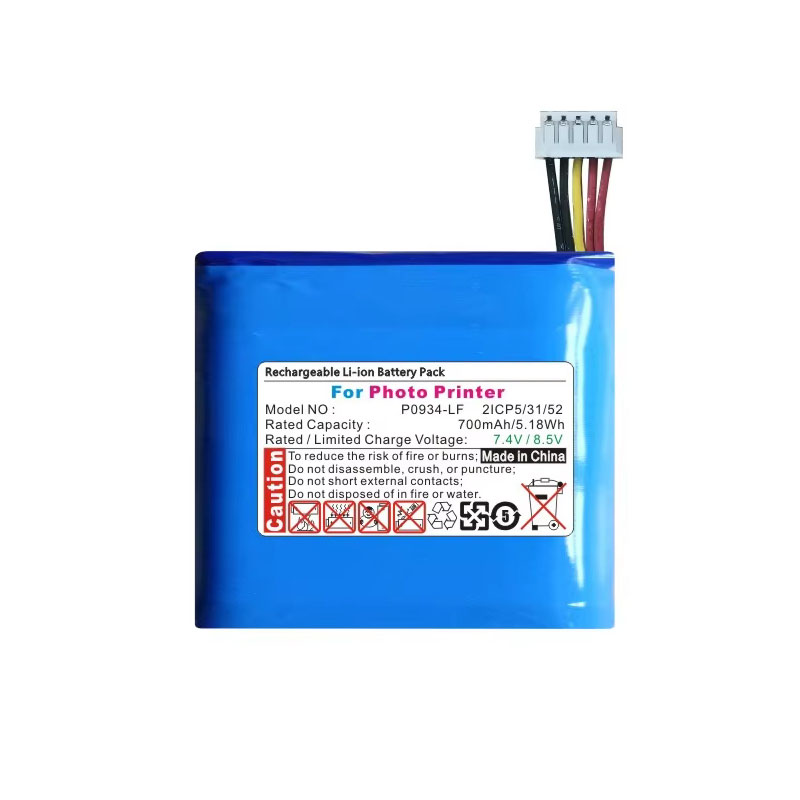 P0934A-LF 433051CX Battery Replacement For Zoemini C B500 Photo Printer