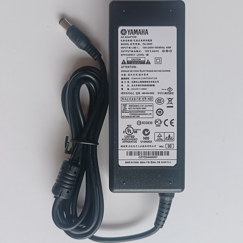 Yamaha PSR-1000 PSR-1100 PSR-1500 AC Adapter Power Supply 16V 2.4A 38W