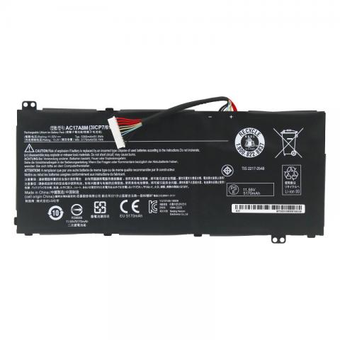 AC17A8M Battery Replacement For Acer Spin 3 SP314-52 X40-51 TMX40-51 TMX3410-MG