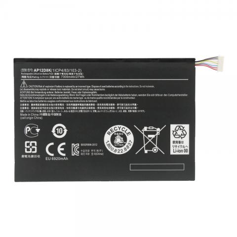 AP12D8K Battery Replacement For Acer Iconia Tab A3-A10 W510 W510P W501 W501P P3-171