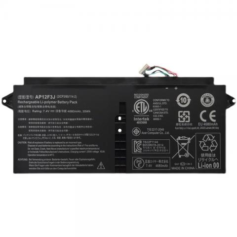 AP12F3J Battery Replacement For Acer Aspire S7-391 13.3 Inch Laptop