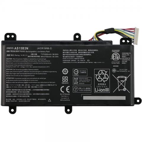 AS15B3N Battery Replacement For Acer Predator 15 G9-591 G9-592 17 G9-791 G9-792 17X 21X G9000