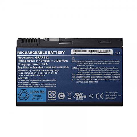 GRAPE32 Battery Replacement TM00741 CONIS71 For Acer Extensa 5210 5220 5235 5620Z 5630 5635 7620