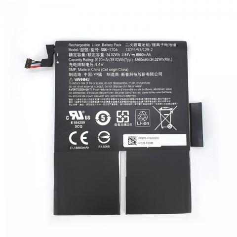 SQU-1706 Battery Replacement For Acer Chromebook Tab 10