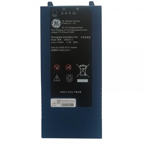 U80321-2 Battery Replacement For GE LOGIQ V2 V1 System REF 5653692 14.4V 4.1Ah 59Wh