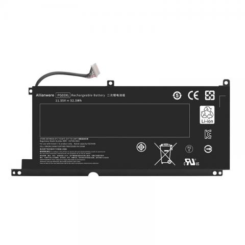 HP PG03XL Battery Replacement L48495-005 HSTNN-DB9G HSTNN-OB1I For Pavilion 15-DK