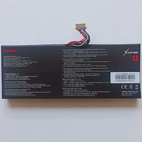 MATCOTOOLS MAXIMUS M431 PAD Battery Replacement 102210100 7.4V 7400mAh