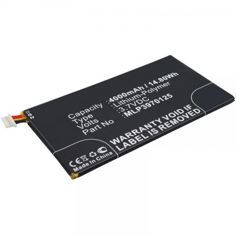 MLP3970125 Battery Replacement For McNair Verizon QMV7A QMV7B Tablet 3.7V 4000mAh 14.8Wh