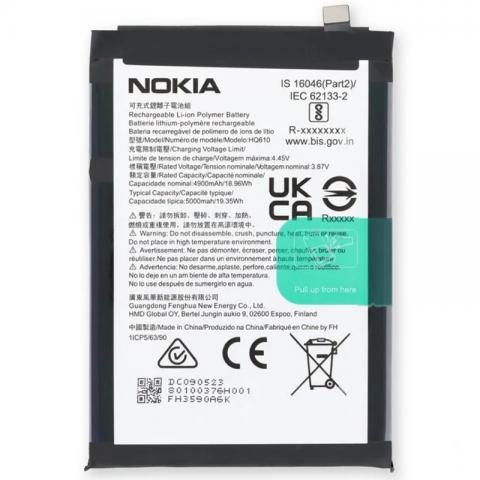 HQ610 Battery Replacement For Nokia G400 5G TA-1448 Phone 3.87V 5000mAh