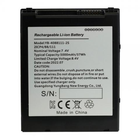YB-4088111-2S Battery Replacement For Teguar TRT-5380-10 7.4V 5000mAh 37Wh
