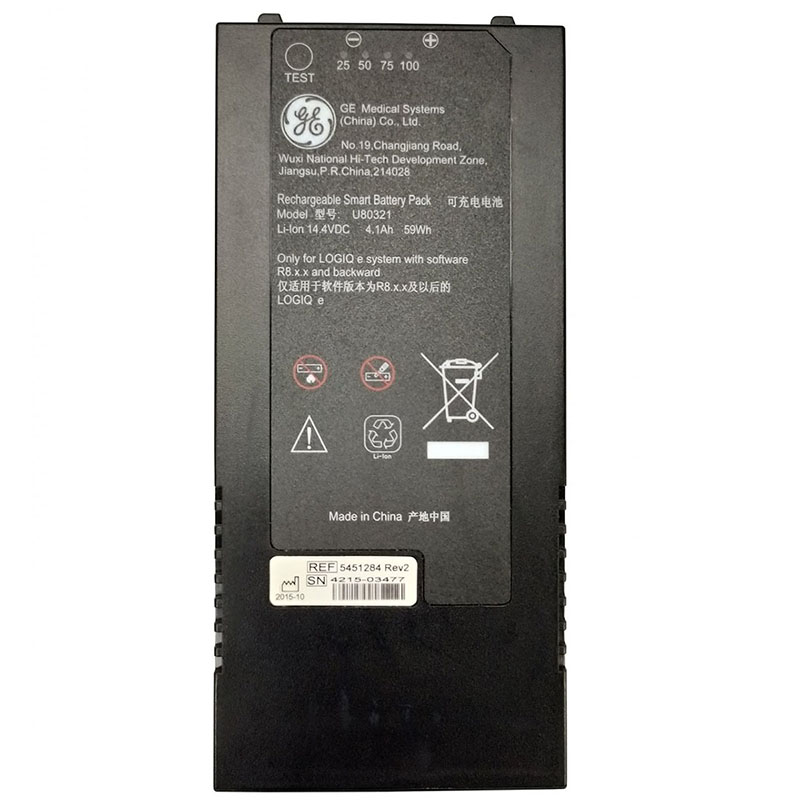 U80321 Battery Replacement For GE Logiq e Ultrasound R8.x.x 5451284 (image for) U80321 Battery Replacement For GE Logiq e Ultrasound R8.x.x 5451284